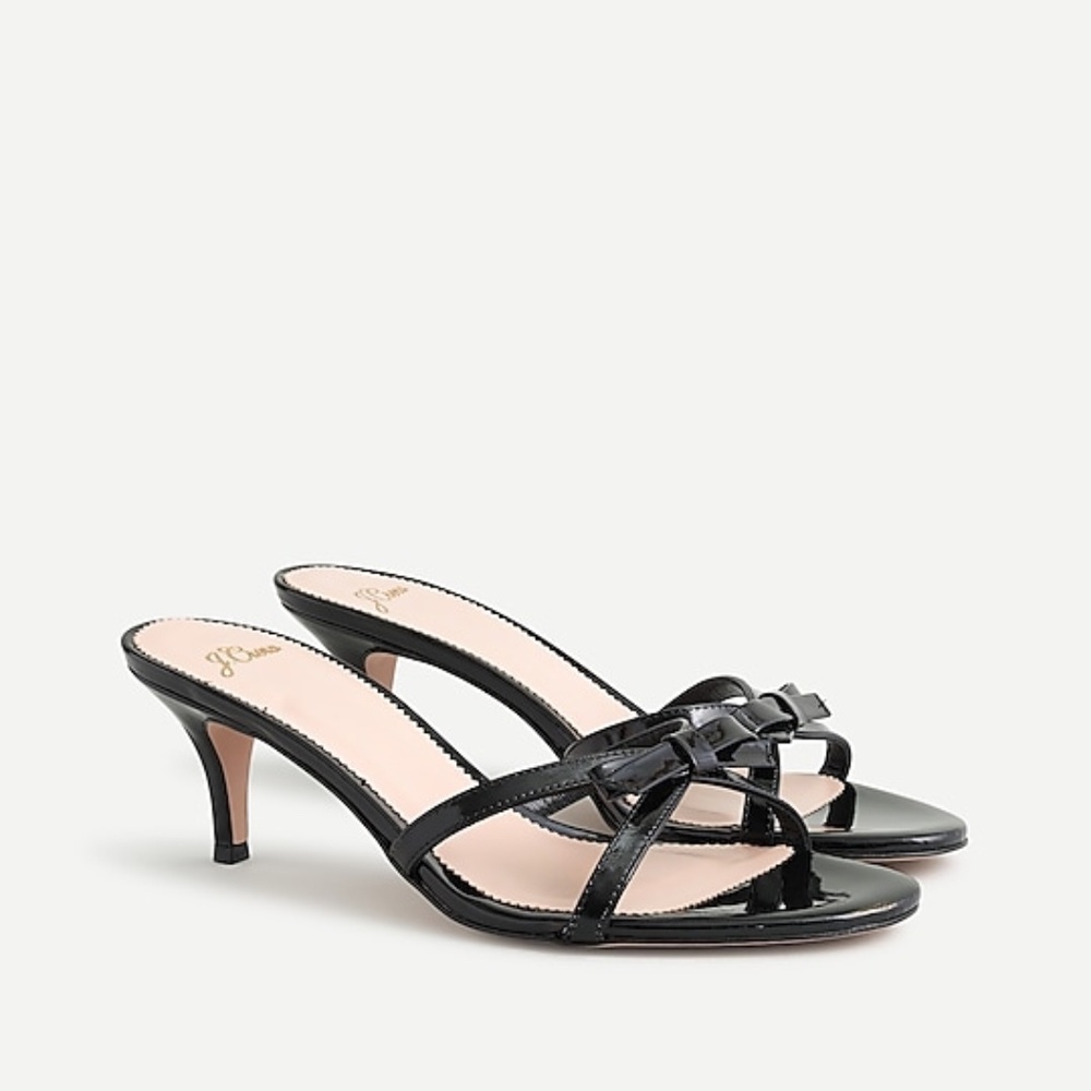 🆕️ J.CREW Strappy mule sandals patent leather 9.5